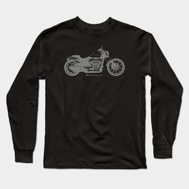 Harley Breakout 114 18, shadow Long Sleeve T-Shirt by MessyHighway